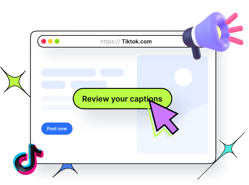 TikTok caption generator
